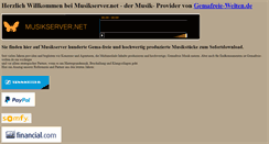 Desktop Screenshot of musikserver.net