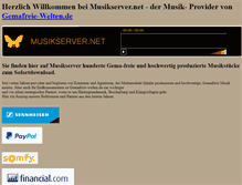 Tablet Screenshot of musikserver.net